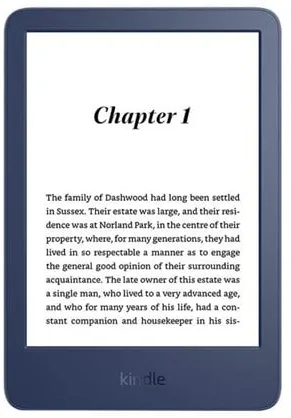 Amazon Kindle 16GB - Denimblå (Annonsstödd)