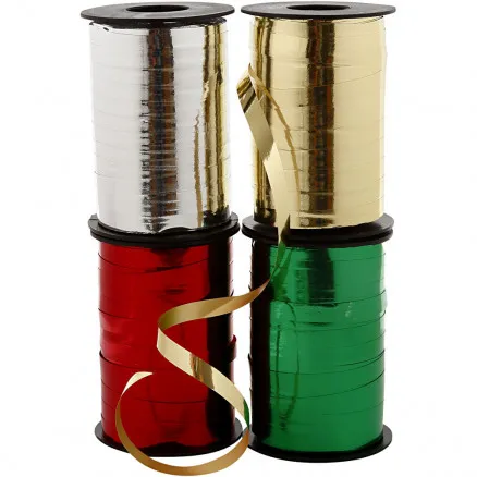 Presentband, B: 10 mm, blankt, 4x250 m/ 1 paket.