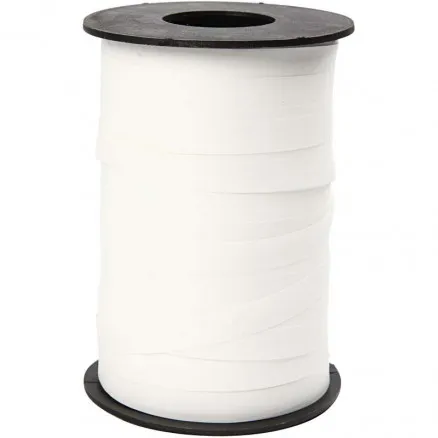 Presentband, vit, B: 10 mm, matt, 250 m/ 1 rulle.