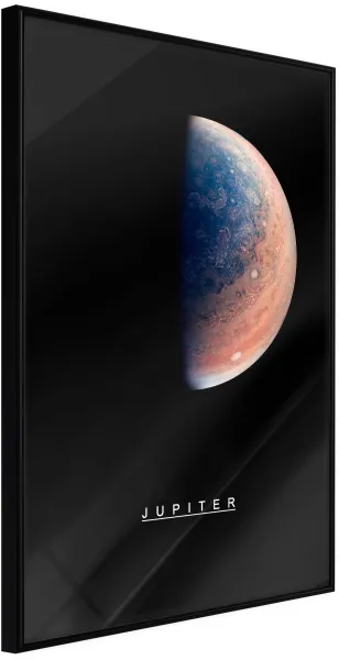ARTGEIST Poster med ram - The Solar System: Jupiter Svart 30x45