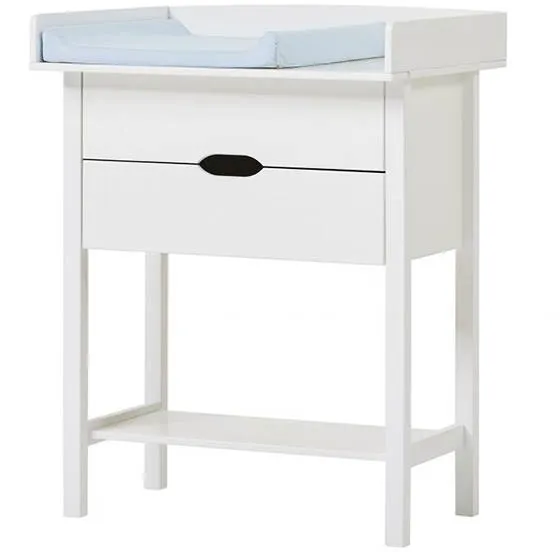 Hoppekids ISABELLA skötbord och ljusblå skötbädd