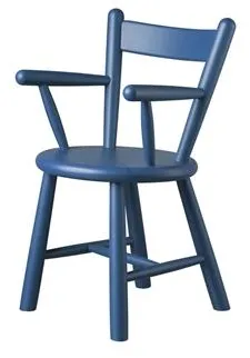 FDB Møbler P9 Barnstol Blå